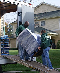 Men moving furniture in Raleigh